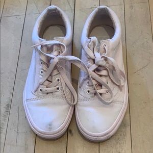 Blush pink vans